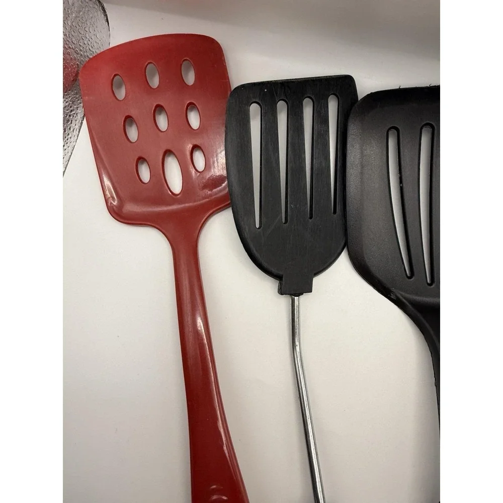 Lot Of 4‎ Vintage Cooking Utensil Spatulas Melamine USA More